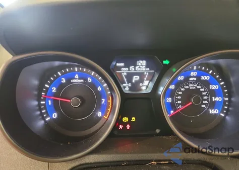 2012 Hyundai Elantra Gls из США, поврежденный, VIN 5NPDH4AE1CH140416